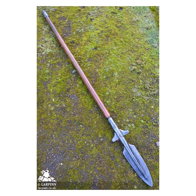 63-Inch Foam Spartan Spear – Detachable Movie Prop Replica With Metal Shaft & Polyresin Handle