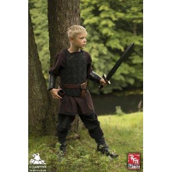 RFB Childrens Viking Leather Armour - Black