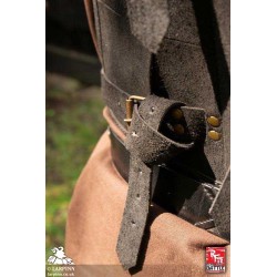 RFB Fighter Leather LARP Armour - Black