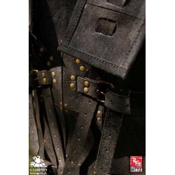 RFB Children's Fighter Leather LARP Armour - Black