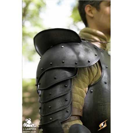 Giant Dark Warrior Shoulder Plates
