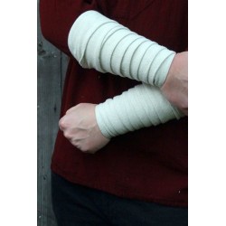 Hamond Cotton Arm Wraps - Natural