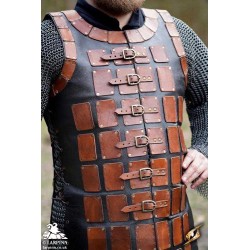 Leather Brigandine - Brown