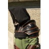 Shoulder Armour & Neck Guard - Black/Brown