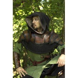 Shoulder Armour & Neck Guard - Brown/Black