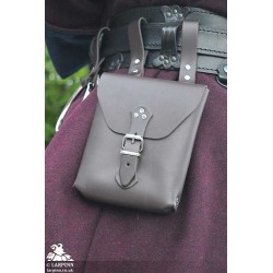 Corym A6 Leather Pouch - Black