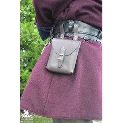 Corym A6 Leather Pouch - Black