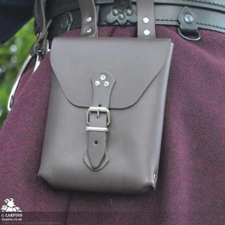 Corym A6 Leather Pouch - Black