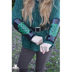 Parallel Knot Bracers - Black