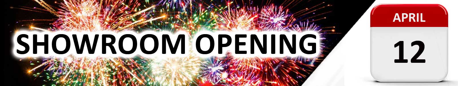 Showroom Opening Banner